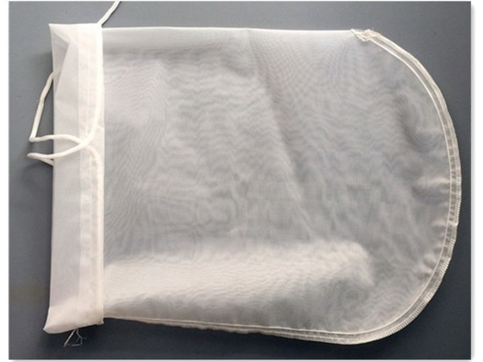 FDAの承認のナットのミルク200の網のナイロン フィルター・バッグ9*12のインチのドローストリングのフィルター・バッグ